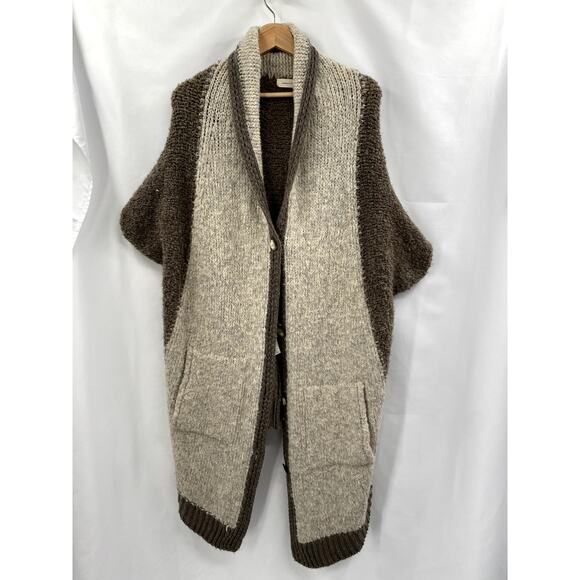 Anthropologie sleeping on snow Oversized Cocoon Cardigan - Picture 3 of 7